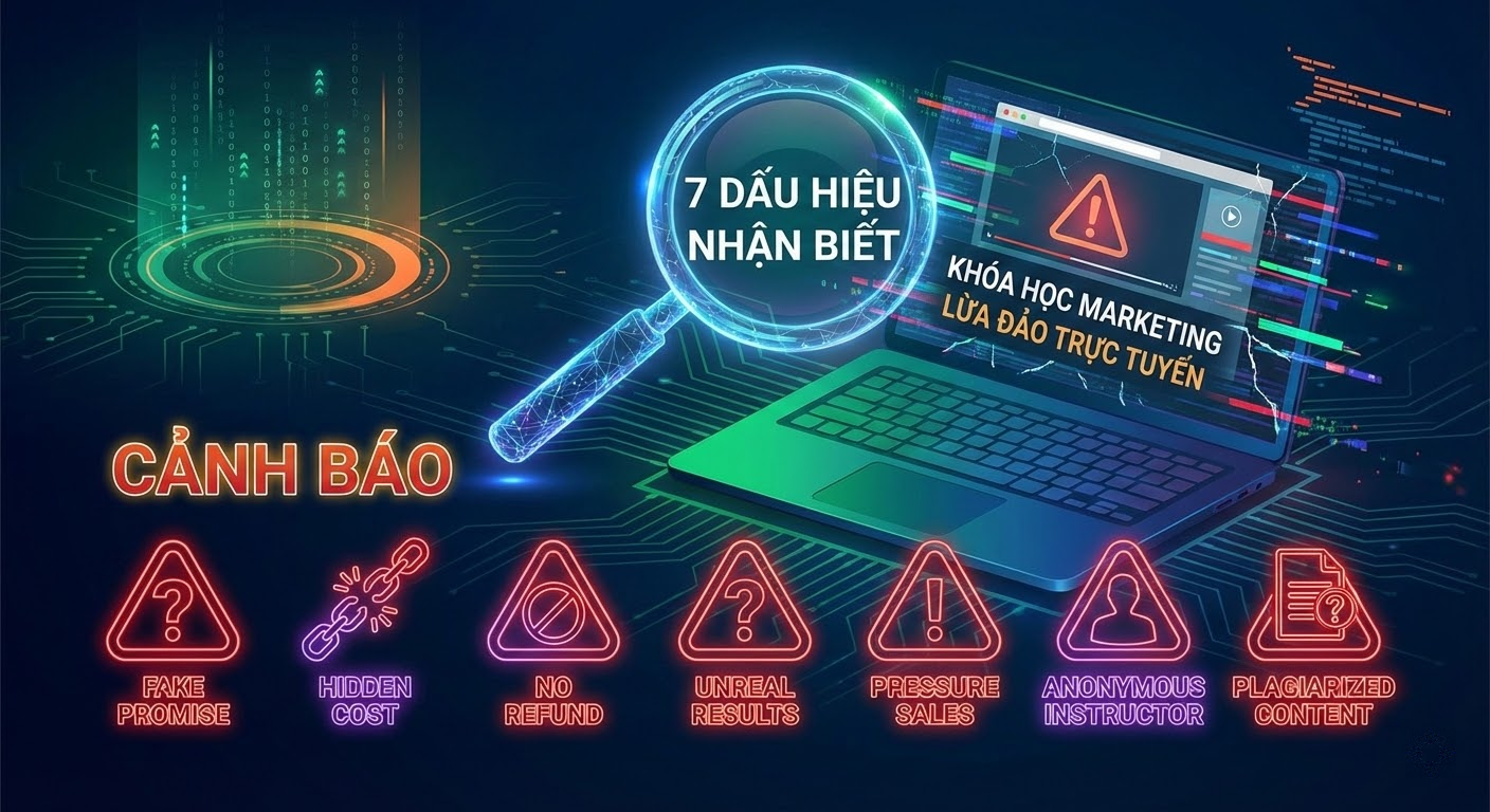 Sự thật về các khóa học Marketing "cam kết ra đơn": Cách nhận biết lừa đảo