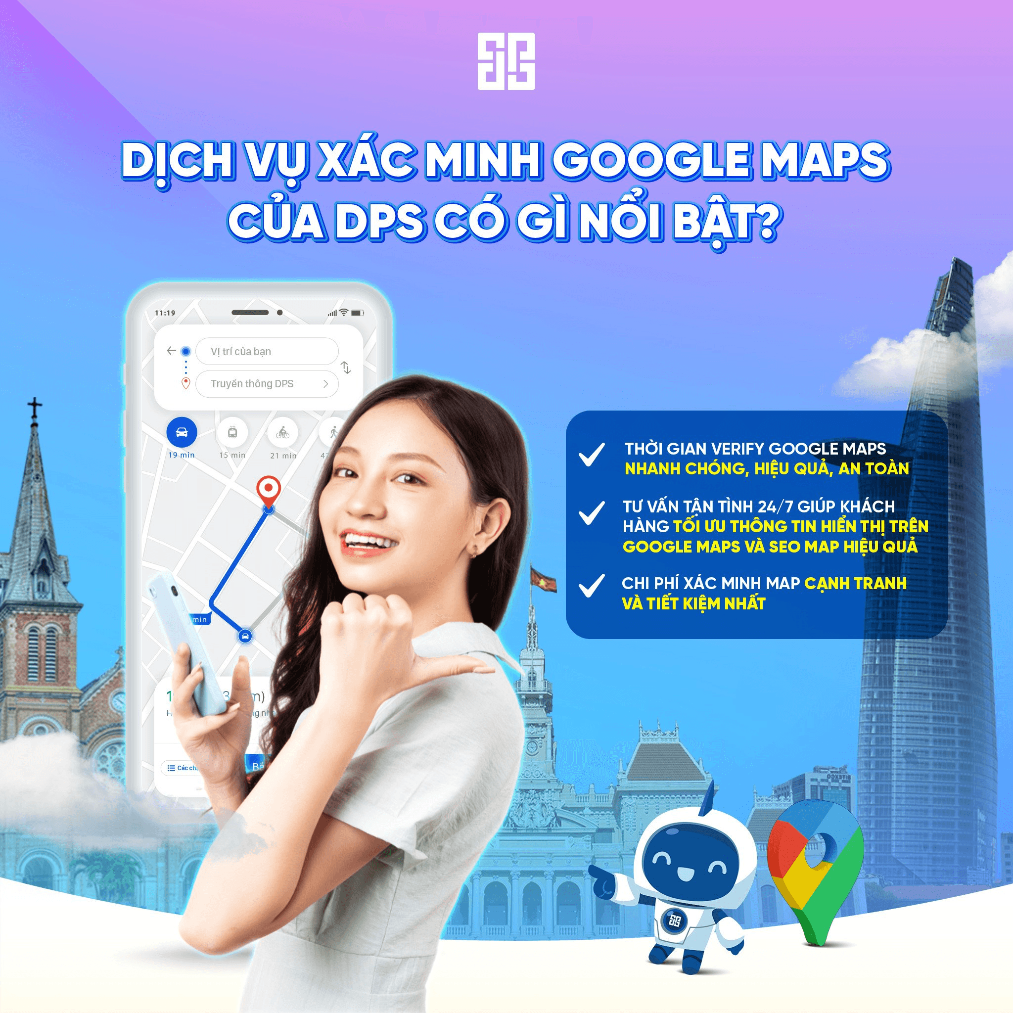 Dịch vụ xác minh doanh nghiệp trên Google Maps của DPS.MEDIA