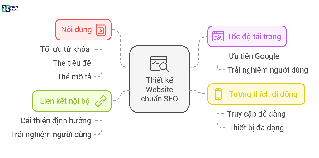 Để tối ưu chuẩn SEO website, bạn cần đảm bảo các yếu tố trên