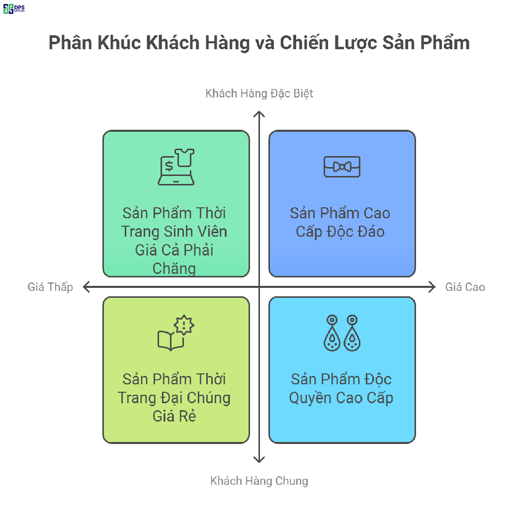 Cung cấp sản phẩm dựa theo phân khúc khách hàng