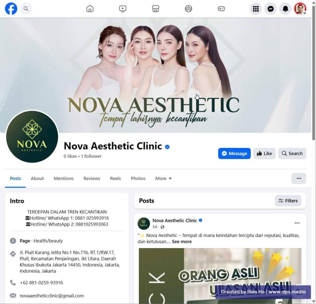 Dịch Vụ Lên Tích Xanh Facebook Instagram Uy Tín - DPS.MEDIA