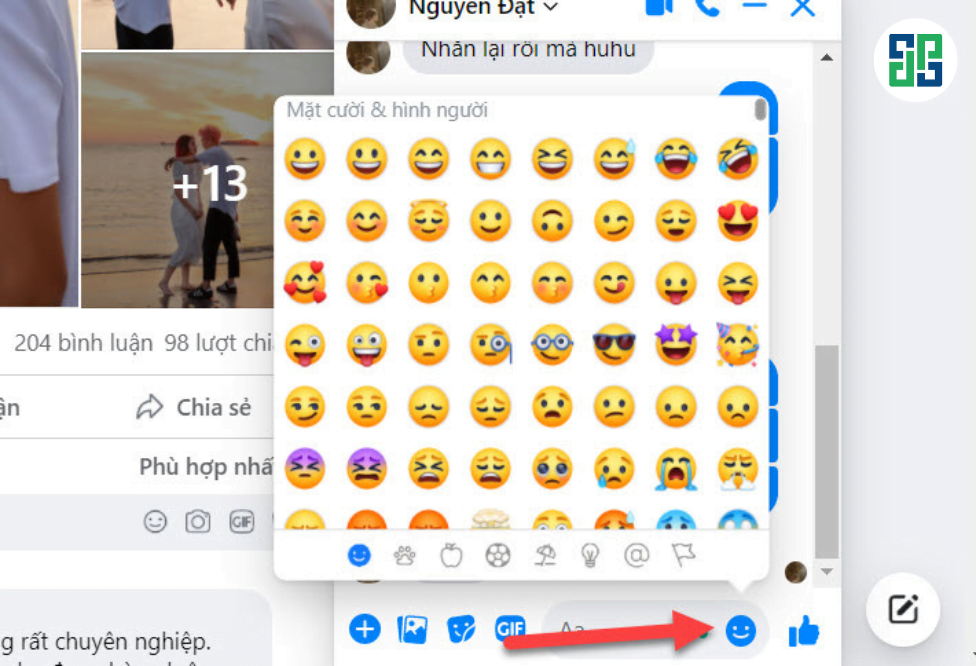 Chèn Icon Vào Tin Nhắn Messenger Chèn icon vào tin nhắn Messenger