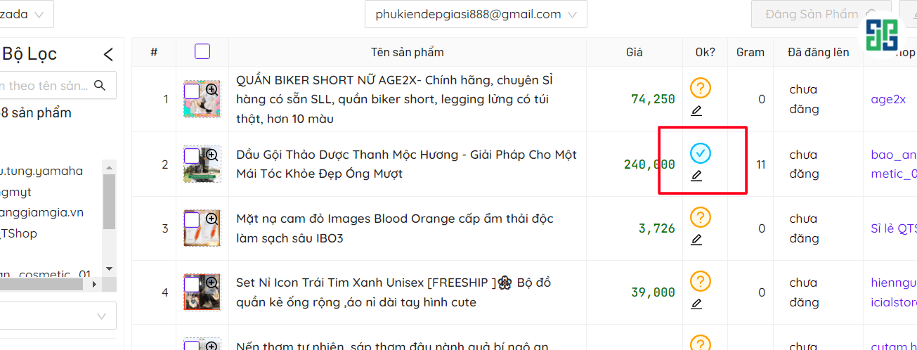 Sản Phẩm Có Tick Xanh Như Trên Là Đã Đạt Yêu Cầu Sao Chép Từ Shopee Sang Lazada Sản phẩm có tick xanh như trên là đã đạt yêu cầu sao chép từ Shopee sang Lazada