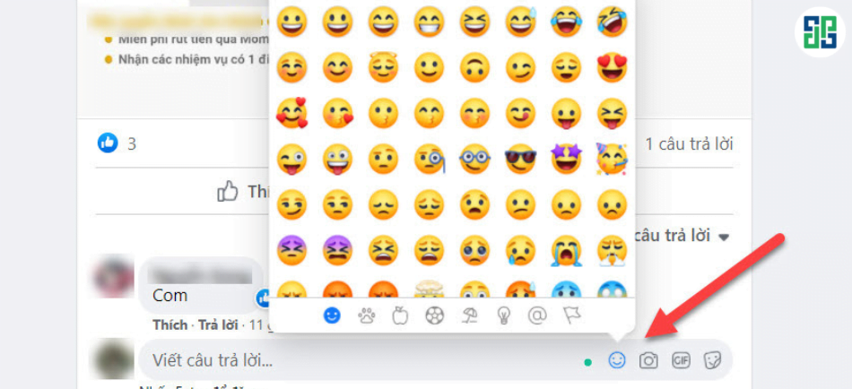 Chèn Icon Cho Bình Luận Trên Facebook Chèn icon cho bình luận trên Facebook