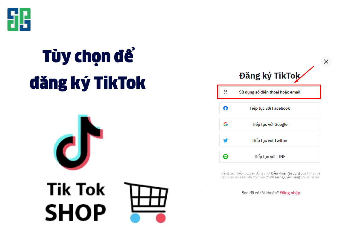Có Nhiều Cách Tùy Chọn Để Đăng Ký Tiktok Có nhiều cách tùy chọn để đăng ký TikTok