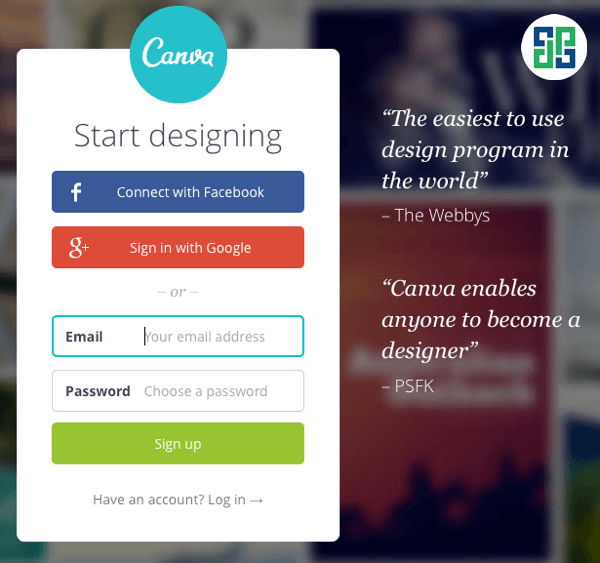 Bạn Có Thể Có Ngay Tài Khoản Sử Dụng Canva Nhanh Chóng Chỉ Bằng Tài Khoản Facebook Hoặc Google Cách tạo tài khoản trên Canva
