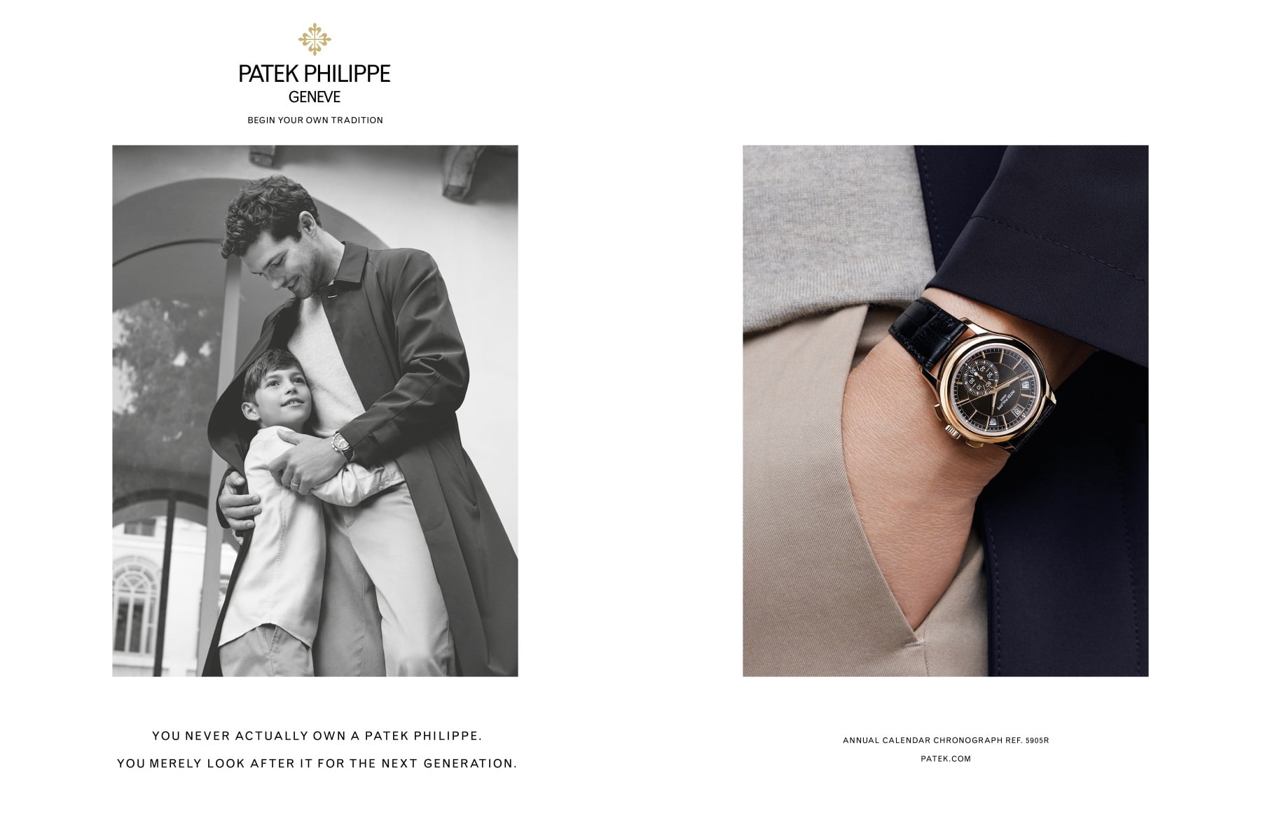 Patek Philippe with a classy Father's Day marketing campaign 