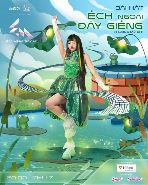Trọn bộ lời bài hát Ếch Ngoài Đáy Giếng – Em Xinh Phương Mỹ Chi