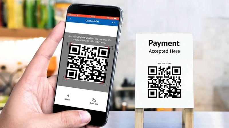 农业银行、BIDV、Techcombank、Vietcombank、Vietinbank的QR Pay支付方式
