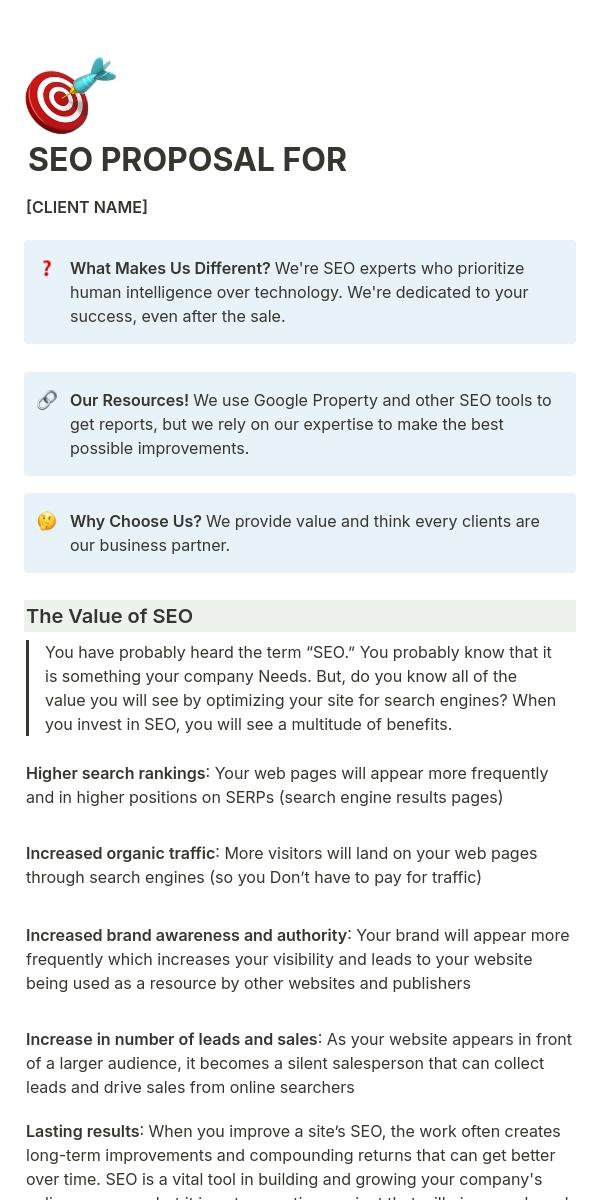 Phân tích yếu tố⁤ cốt ⁢lõi ‌để ​xây dựng ⁢Proposal SEO hiệu quả năm 2024