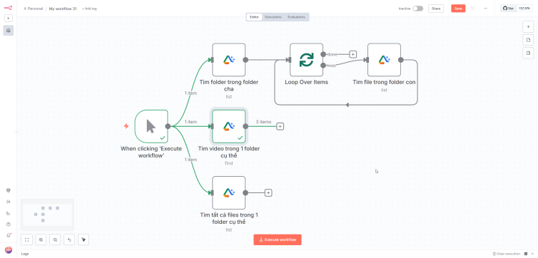 Giới Thiệu Node n8n: Shared Folder Google Drive