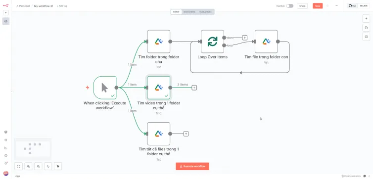 Giới Thiệu Node n8n: Shared Folder Google Drive