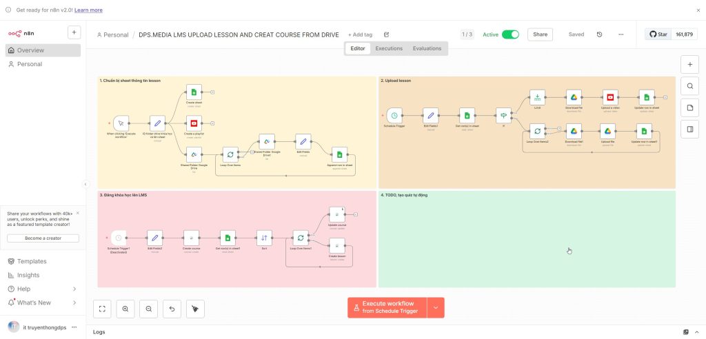 Hướng dẫn Tích hợp LearnDash LMS với n8n