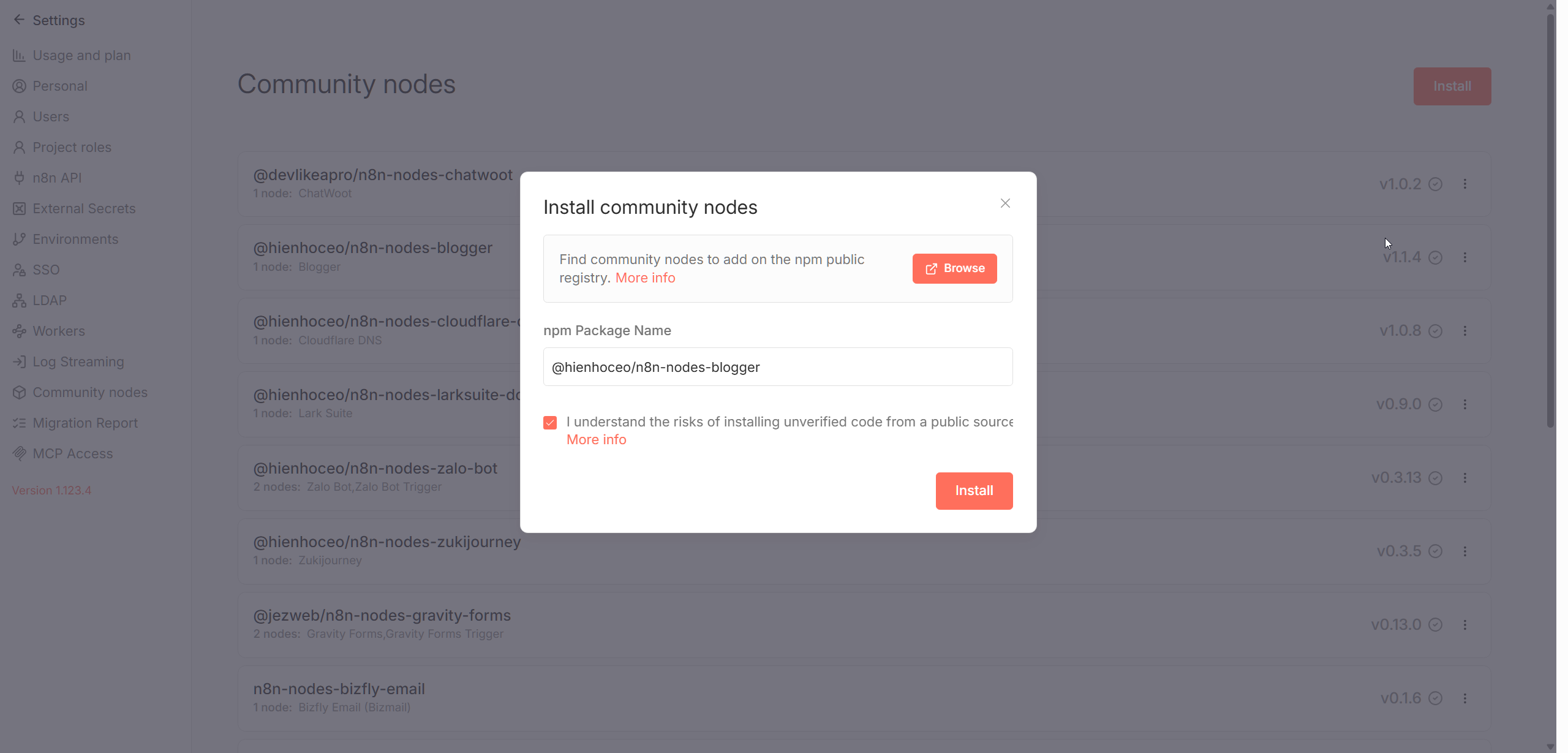 Guide to integrating Blogger API into n8n with @hienhoceo/n8n-nodes-blogger