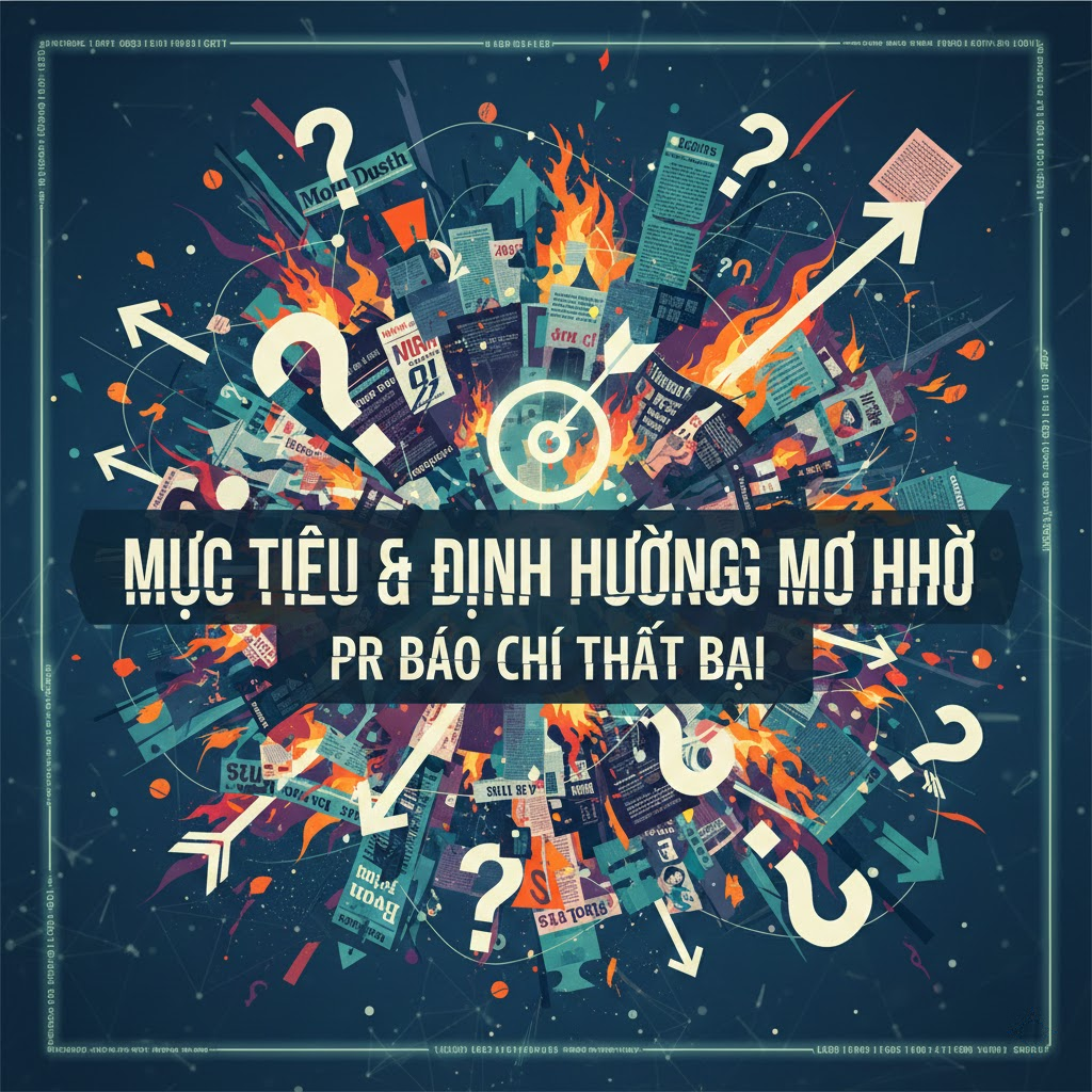 1. Chiến lược PR b&aacute;o ch&iacute; thiếu mục ti&ecirc;u v&agrave; định hướng r&otilde; r&agrave;ng