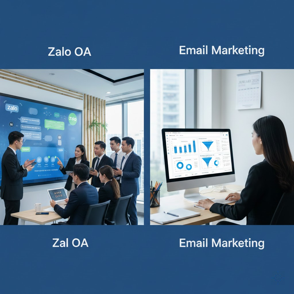 Zalo Oa Hay Email Marketing? Kênh Nào Thực Sự Mang Lại Đơn Hàng Cho Doanh Nghiệp Việt? Zalo OA