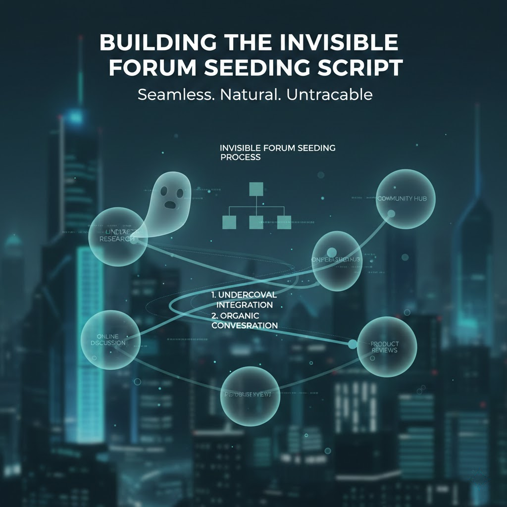 2. Quy Trình Xây Dựng Kịch Bản Forum Seeding Invisible