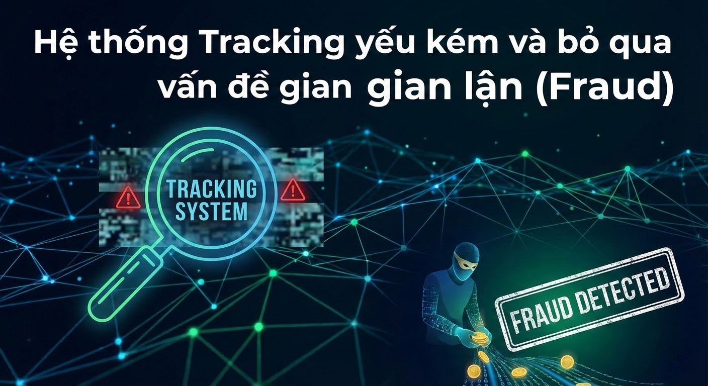 3. Hệ thống Tracking yếu kém và bỏ qua vấn đề gian lận (Fraud)