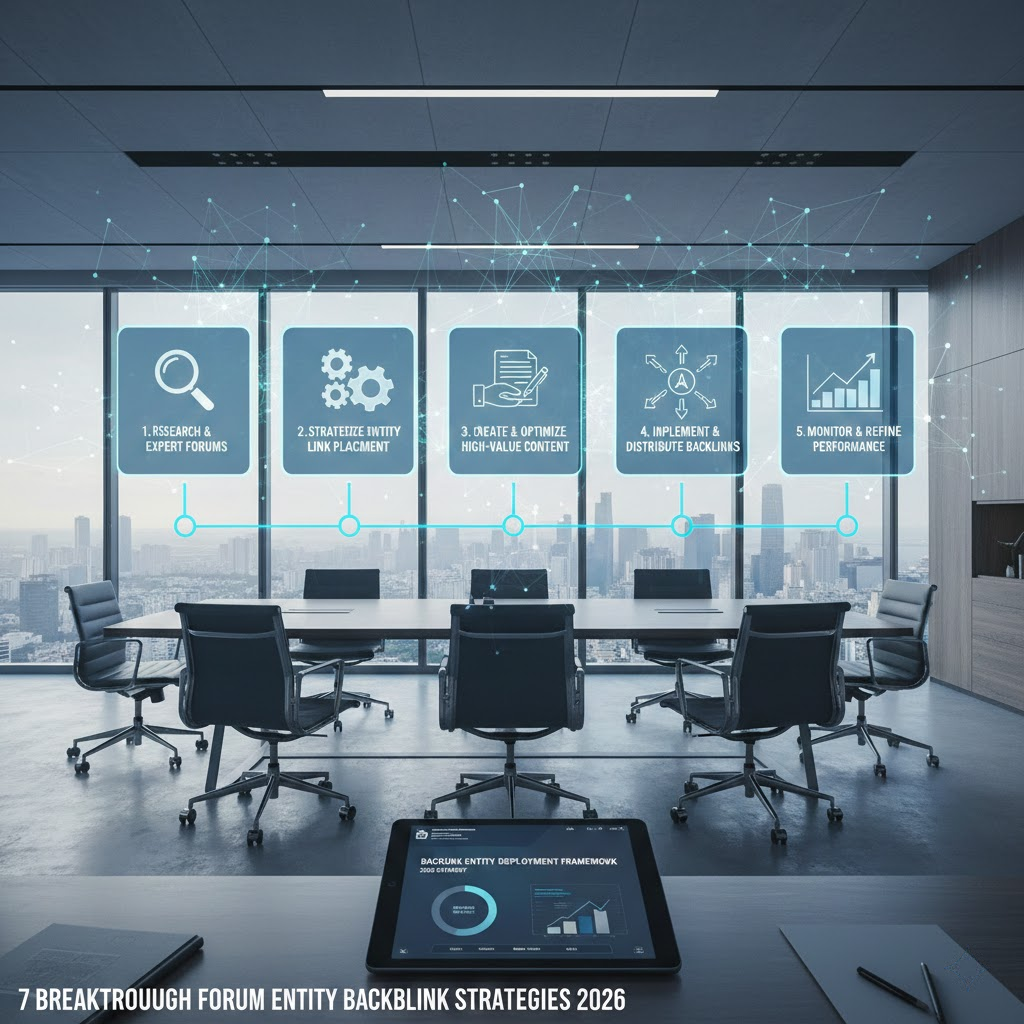 3. Quy tr&igrave;nh 5 bước triển khai hệ thống Backlink thực thể diễn đ&agrave;n chuẩn Expert