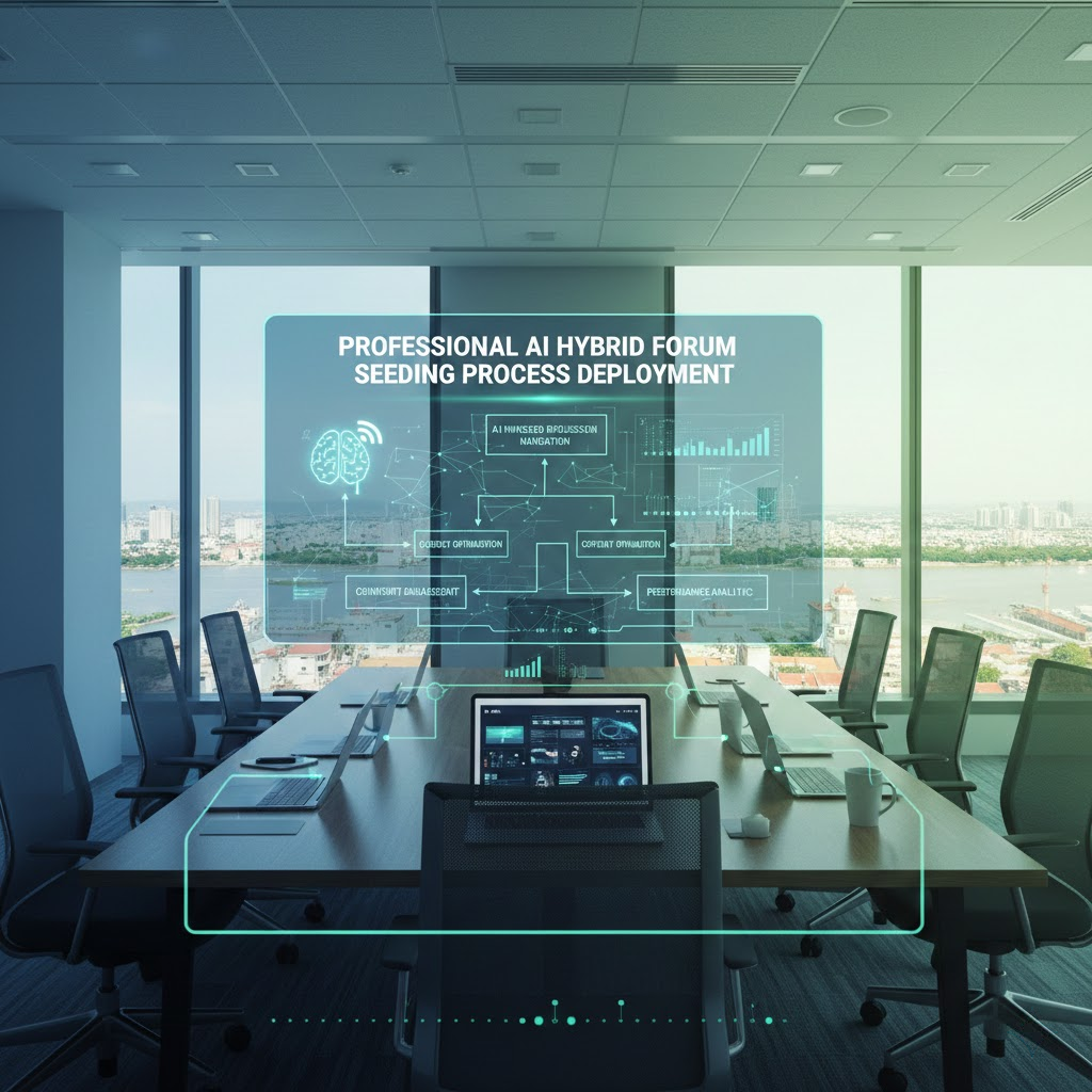 DịCh Vụ Seeding Forum 4.0: KếT HợP Ai đIềU HướNg ThảO LuậN 3. Quy trình triển khai Seeding Forum AI Hybrid chuyên nghiệp
