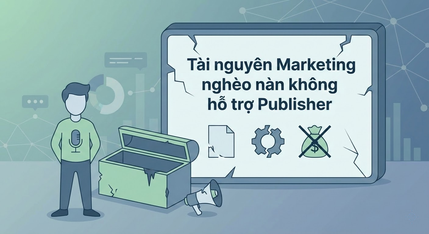 3. T&agrave;i nguy&ecirc;n Marketing ngh&egrave;o n&agrave;n kh&ocirc;ng hỗ trợ Publisher