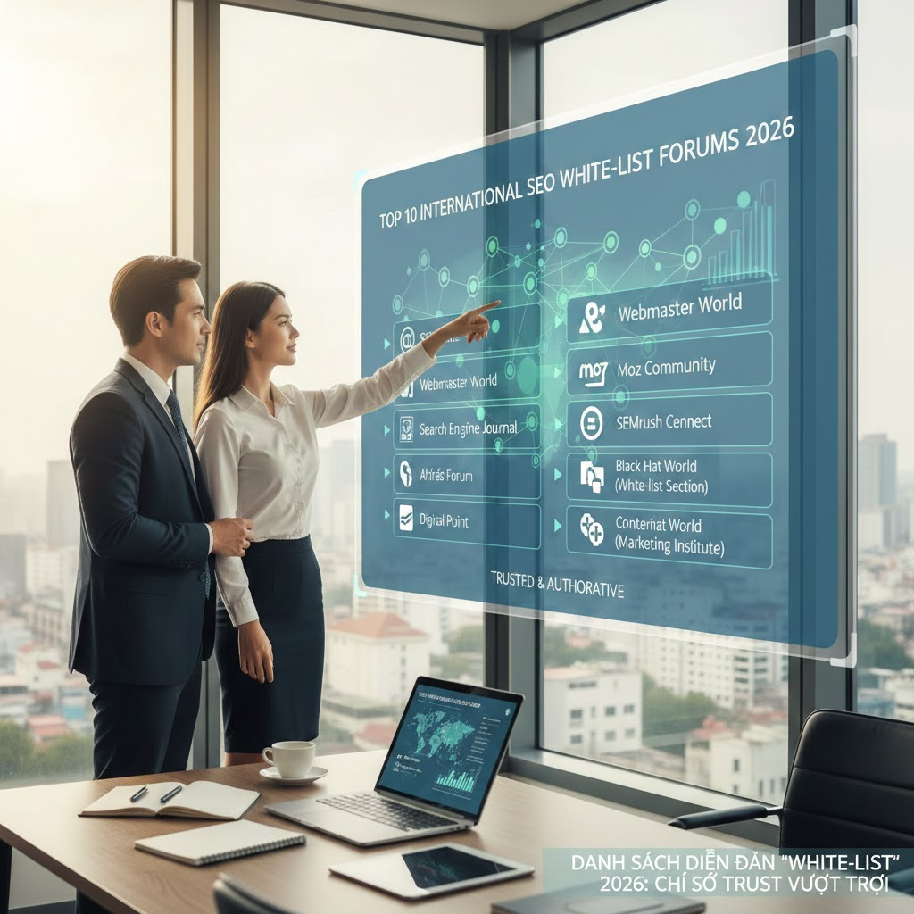 Danh SÁCh DiễN đÀN "White-List" 2026: Chỉ Số Trust VượT TrộI 3. Top 10 Diễn đàn SEO White-list Quốc tế uy tín nhất 2026