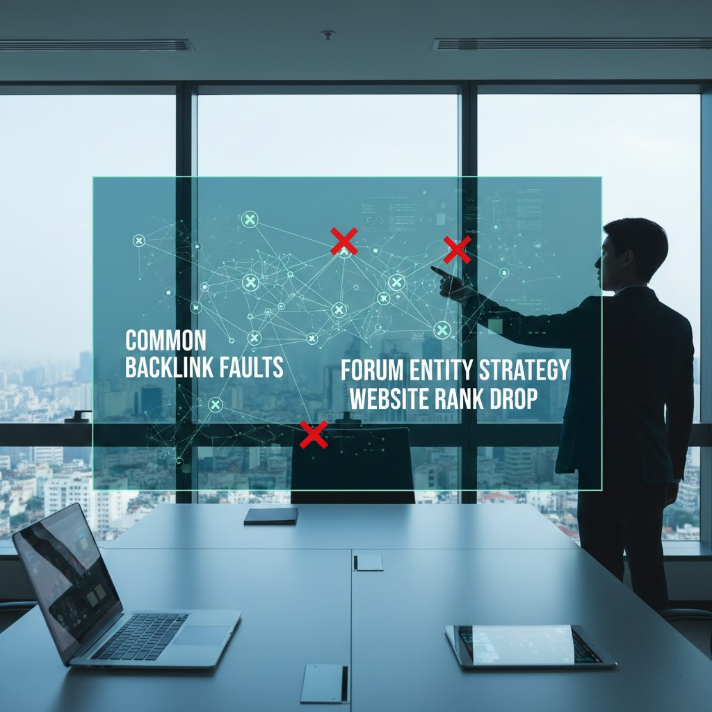 4. C&aacute;c lỗi thường gặp khi đi Backlink thực thể diễn đ&agrave;n khiến Website tụt hạng