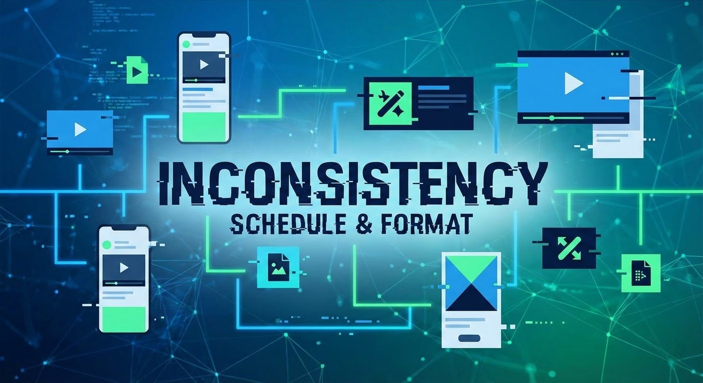 5. Không nhất quán trong lịch đăng và định dạng (Inconsistency)