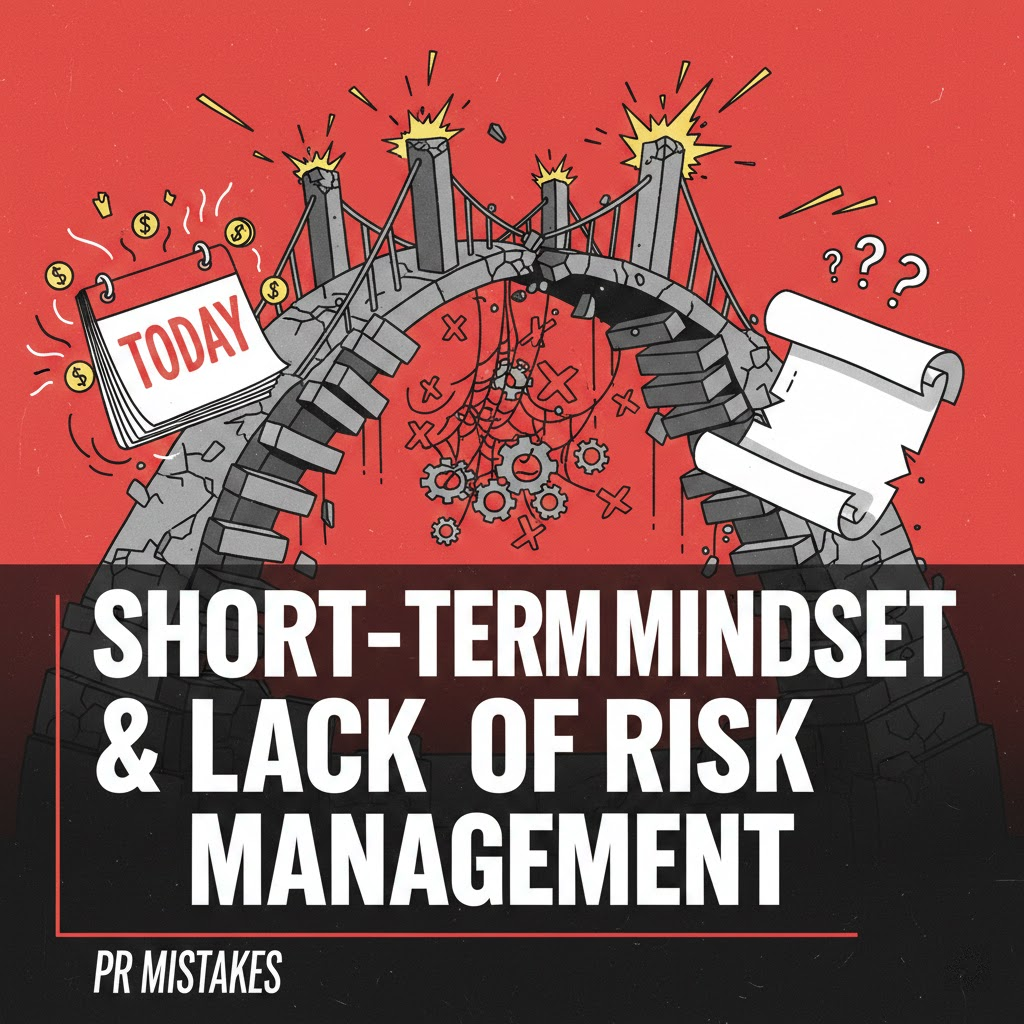 5. Tư duy ngắn hạn v&agrave; thiếu kế hoạch quản trị rủi ro