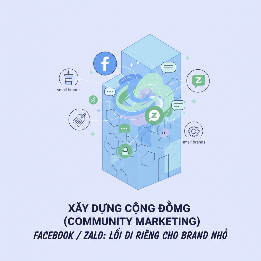 在 Facebook/Zalo 上构建社区（社区营销）：小品牌独特之路