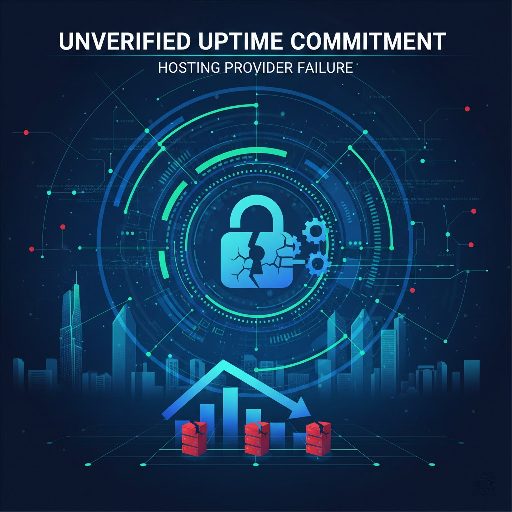 2. Kh&ocirc;ng kiểm tra cam kết Uptime của nh&agrave; cung cấp Hosting