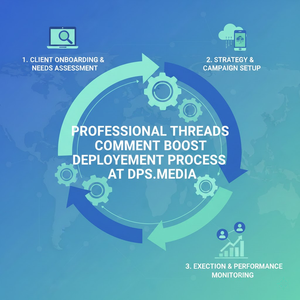 3. Quy tr&igrave;nh triển khai dịch vụ Tăng cmt Threads chuy&ecirc;n nghiệp tại DPS.MEDIA