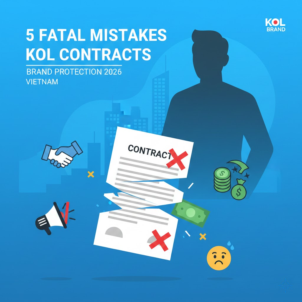 7 Mẫu Hợp đồng KOL Chuẩn: Bảo Vệ Brand Tuyệt Đối 2026
