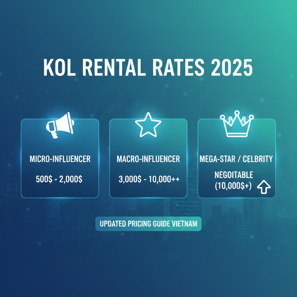 4. Bảng Gi&aacute; Thu&ecirc; KOL Cập Nhật Mới Nhất 2025