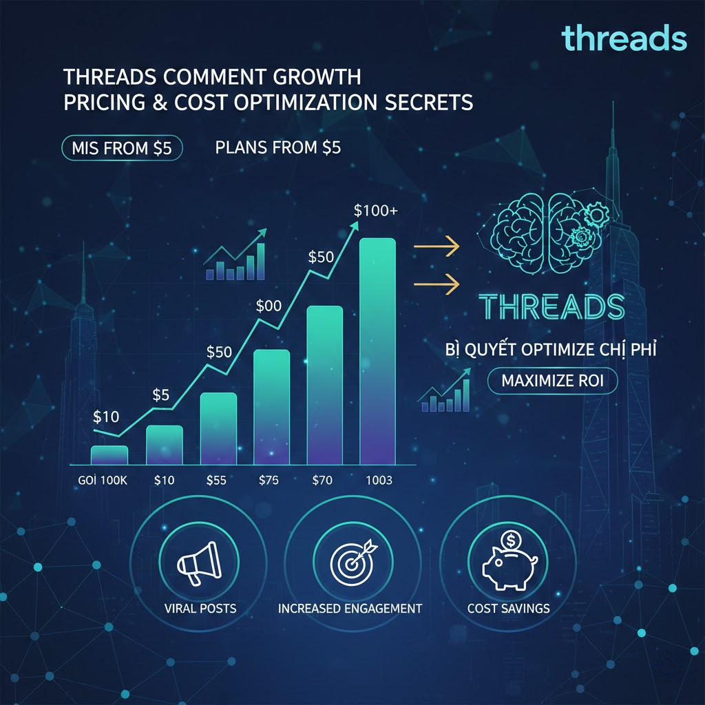 5. Bảng gi&aacute; v&agrave; B&iacute; quyết tối ưu chi ph&iacute; khi Tăng cmt Threads