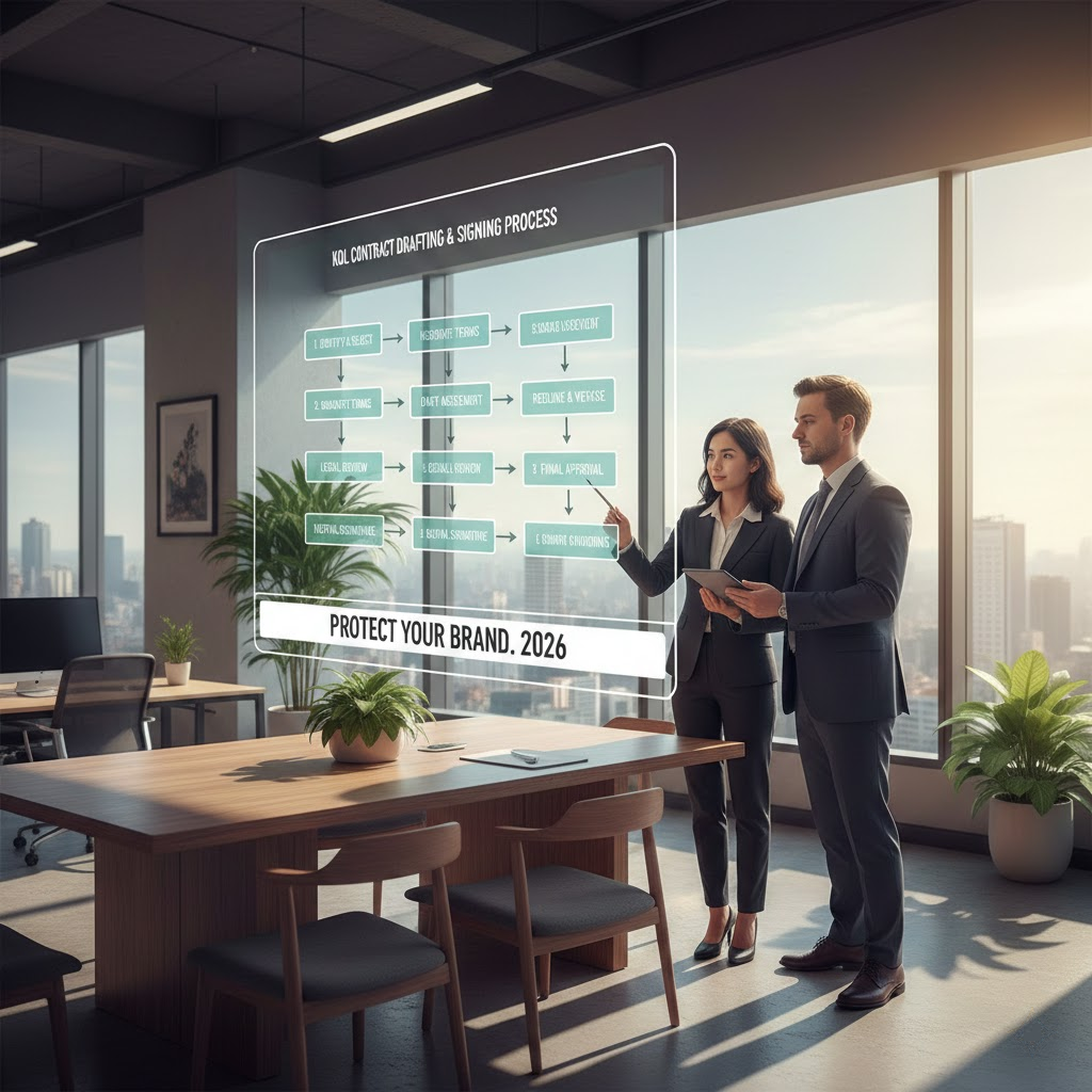 5. Quy Tr&igrave;nh Soạn Thảo V&agrave; K&yacute; Kết Hợp đồng KOL Chuẩn Chỉnh