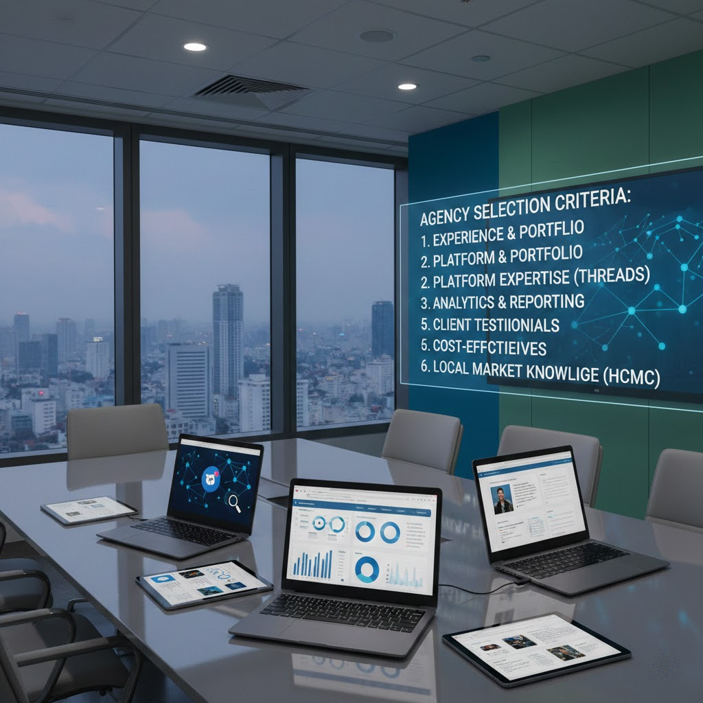 6. Ti&ecirc;u ch&iacute; chọn Agency cung cấp Dịch vụ Threads uy t&iacute;n