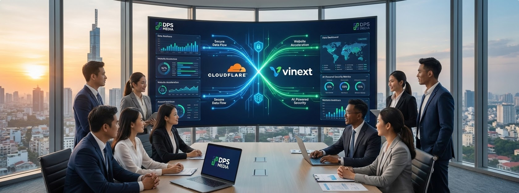Kết luận về giải ph&aacute;p bảo mật v&agrave; tăng tốc Cloudflare Vinext