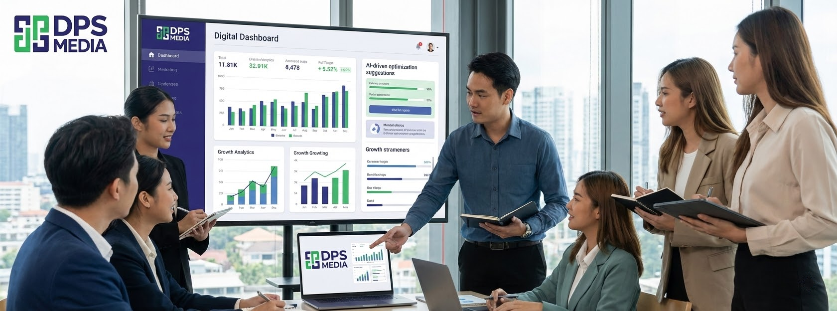 10 GiảI PhÁP DịCh Vụ Digital Marketing: TăNg TrưởNg Doanh Thu Phân tích dữ liệu và tối ưu hóa Dịch vụ Digital Marketing