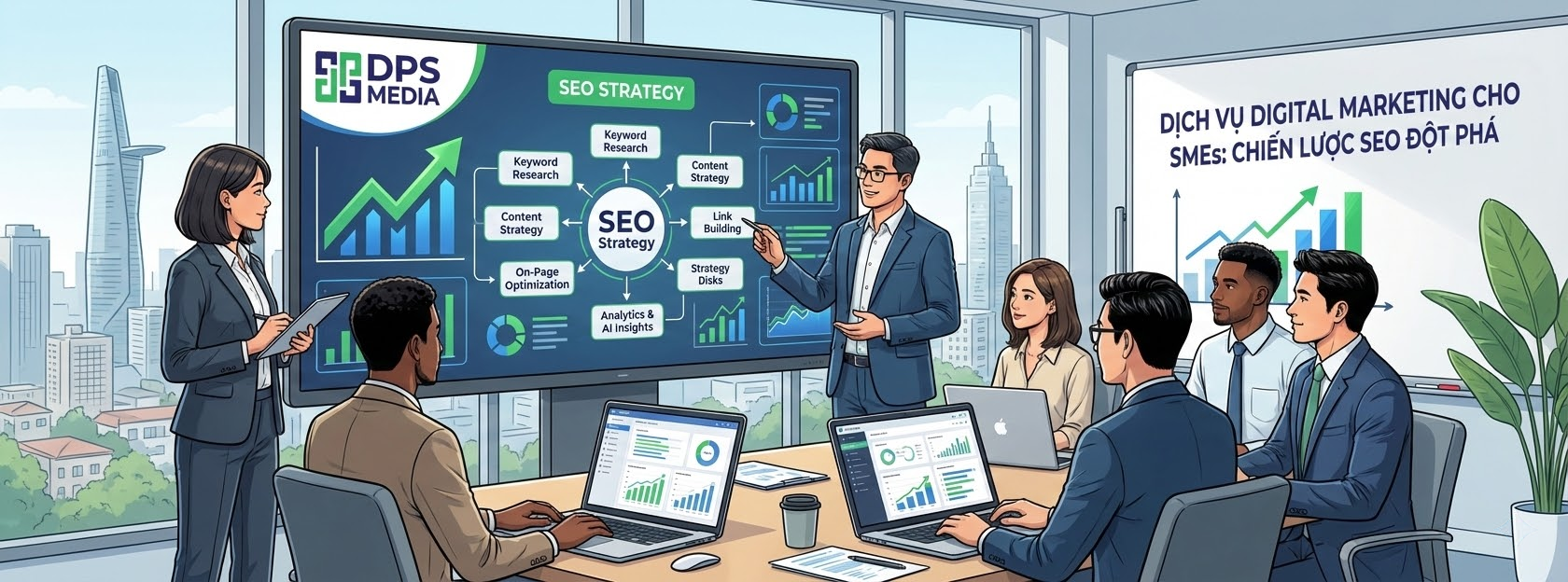 10 GiảI PhÁP DịCh Vụ Digital Marketing: TăNg TrưởNg Doanh Thu Xây dựng chiến lược SEO trong Dịch vụ Digital Marketing toàn diện