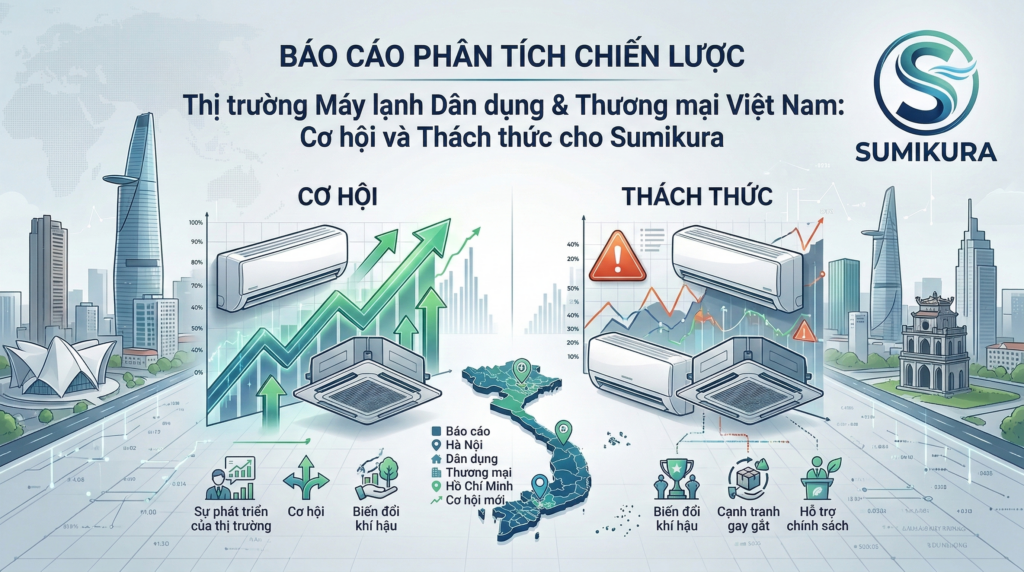 Strategic Analysis Report on Vietnam's Residential & Commercial Air Conditioner Market: Opportunities and Challenges for Sumikura.