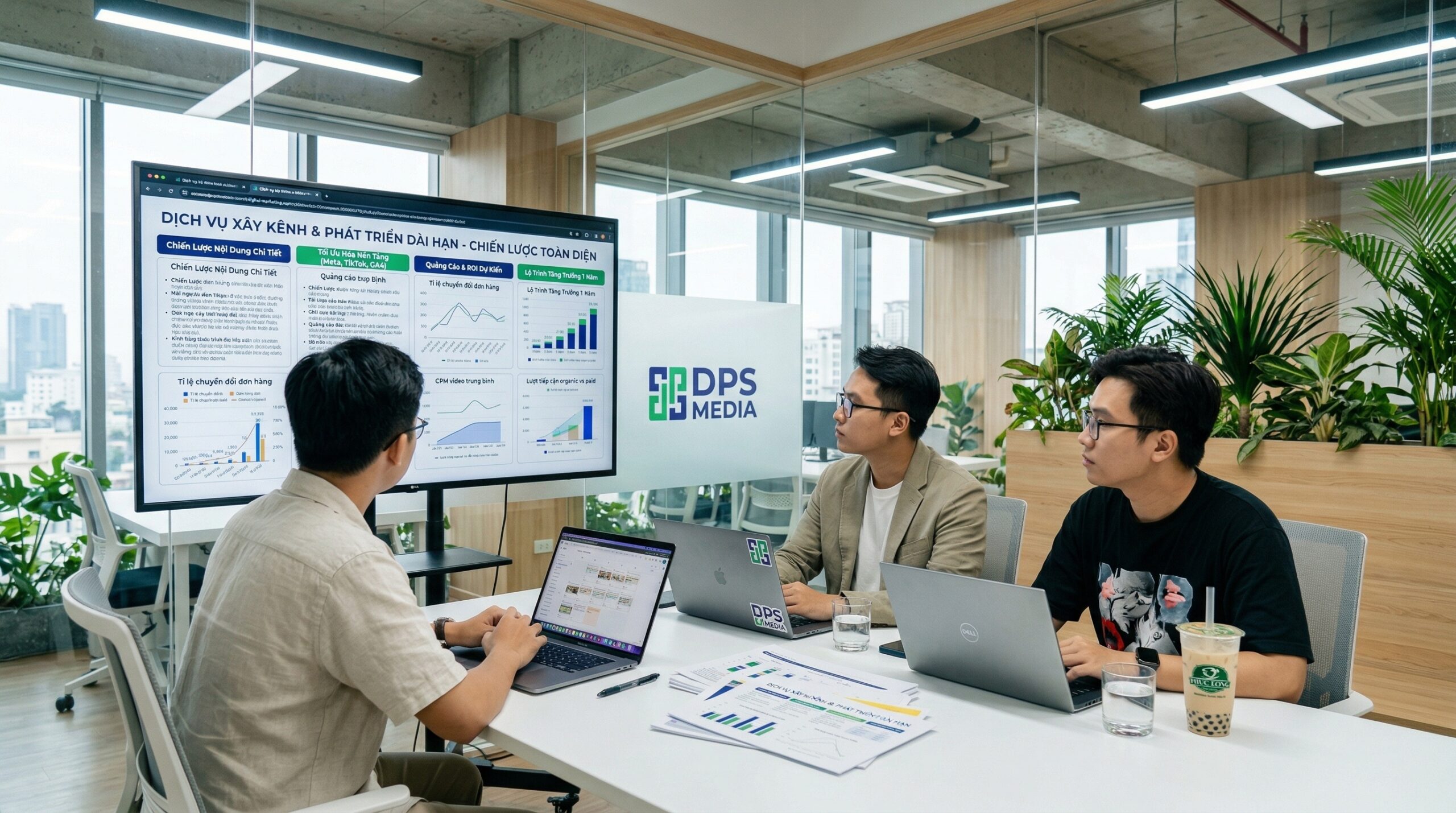 Chi tiết dịch vụ xây kênh và phát triển dài hạn