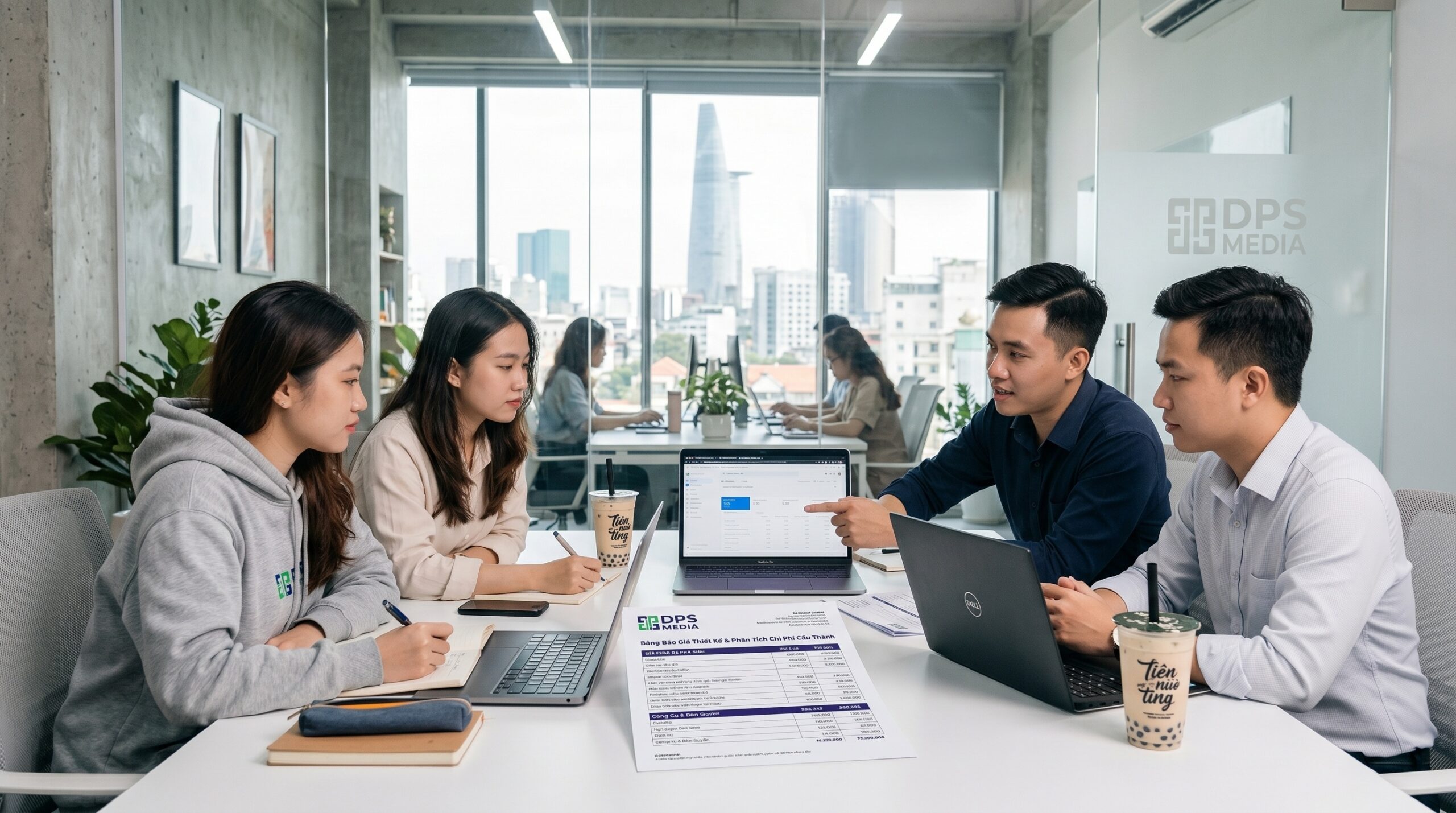 Phân tích bảng báo giá thiết kế và các yếu tố cấu thành chi phí