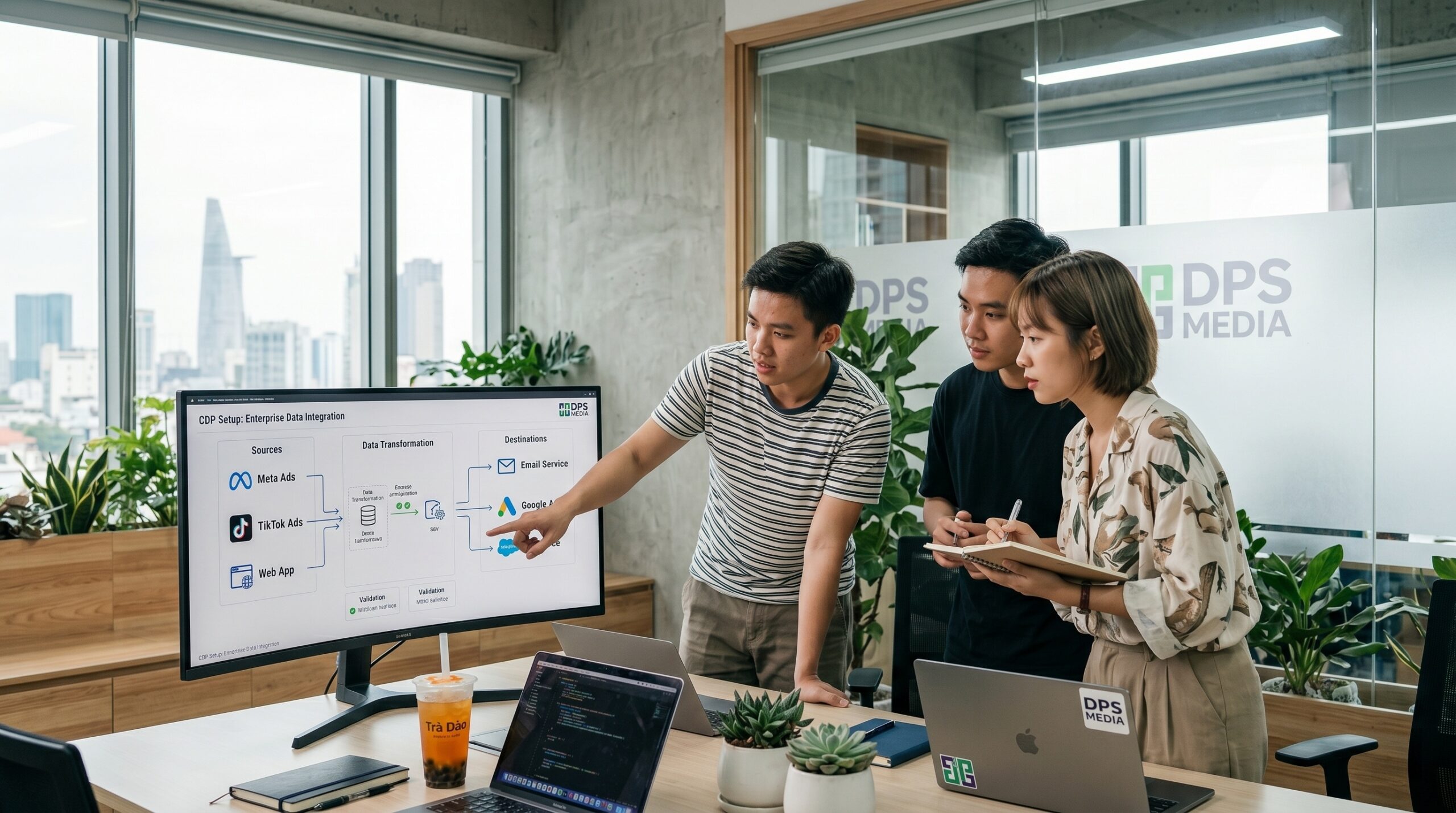 Quy trình triển khai dịch vụ setup cdp cho doanh nghiệp tiêu chuẩn