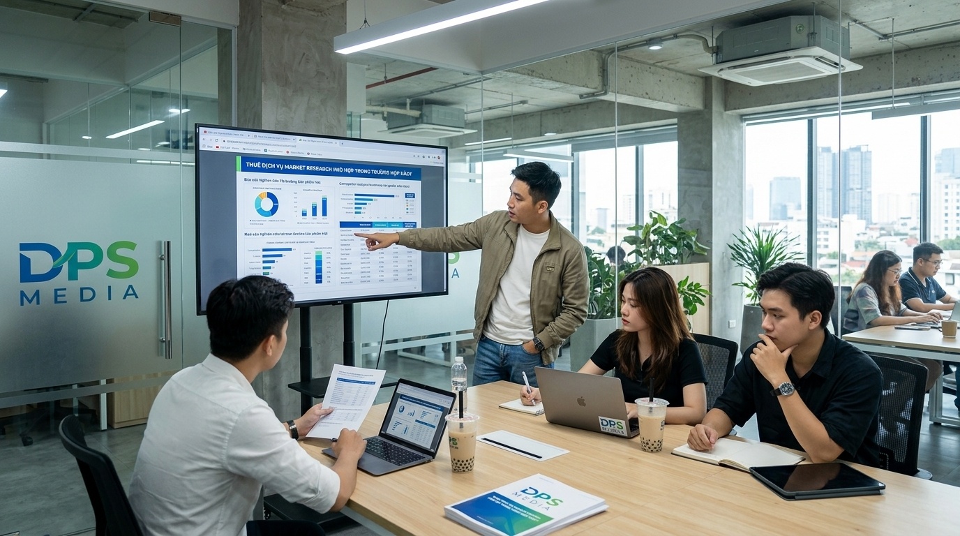 Thuê dịch vụ market research phù hợp trong trường hợp nào?