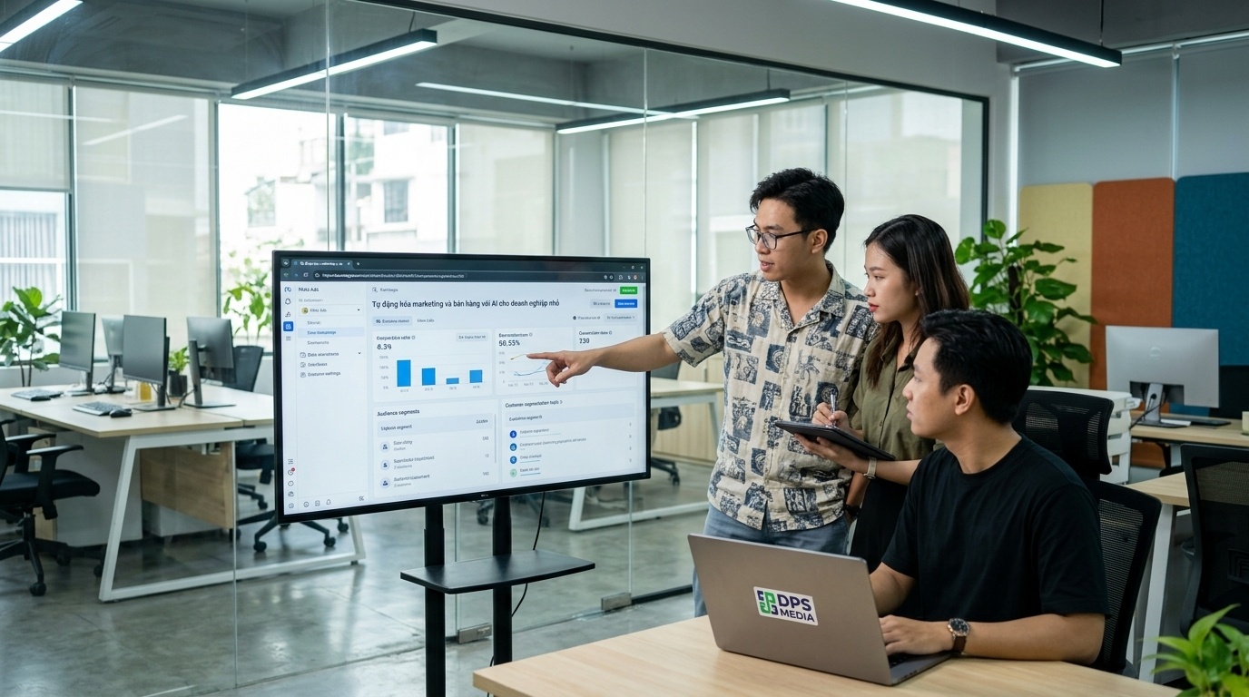 Tự động hóa marketing và bán hàng với AI cho doanh nghiệp nhỏ