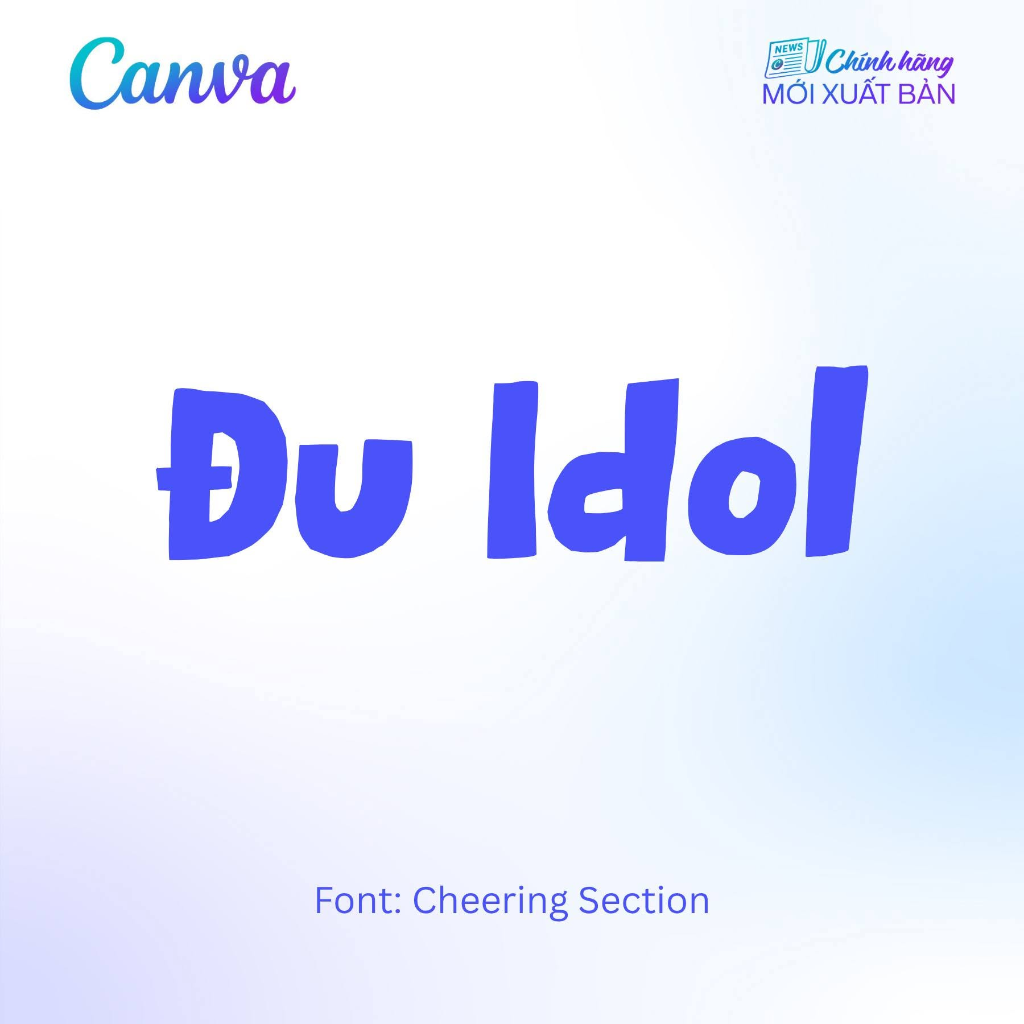 Canva Pro 上的 Cheering Section 字体