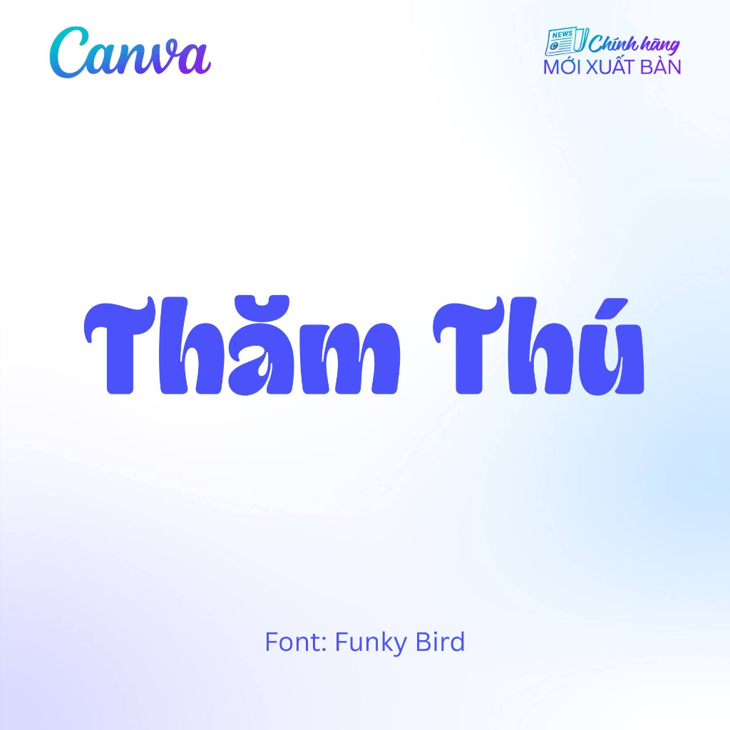 Canva Pro 上的 Funky Bird 字体