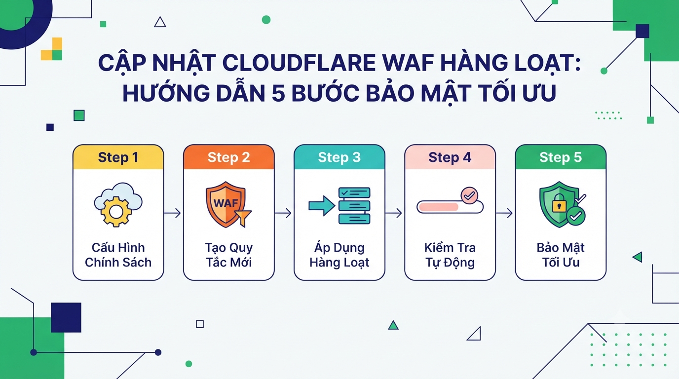 Bulk Cloudflare WAF updates: 5-step guide to optimal security