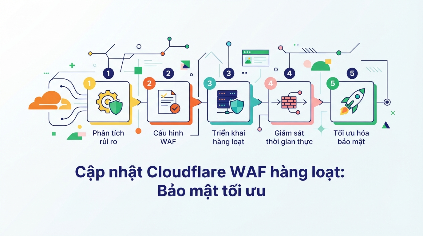 Bulk Cloudflare WAF updates: 5-step guide to optimal security